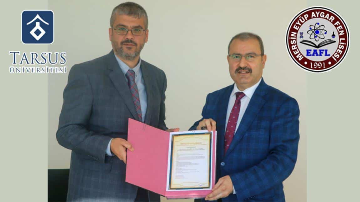 Tarsus Üniversitesi İle Okulumuz Arasında İş Birliği Protokolü İmzalandı...